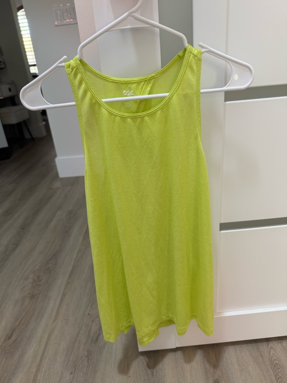 DSG Workout Tank – Bright Yellow – Breathable Performance Top